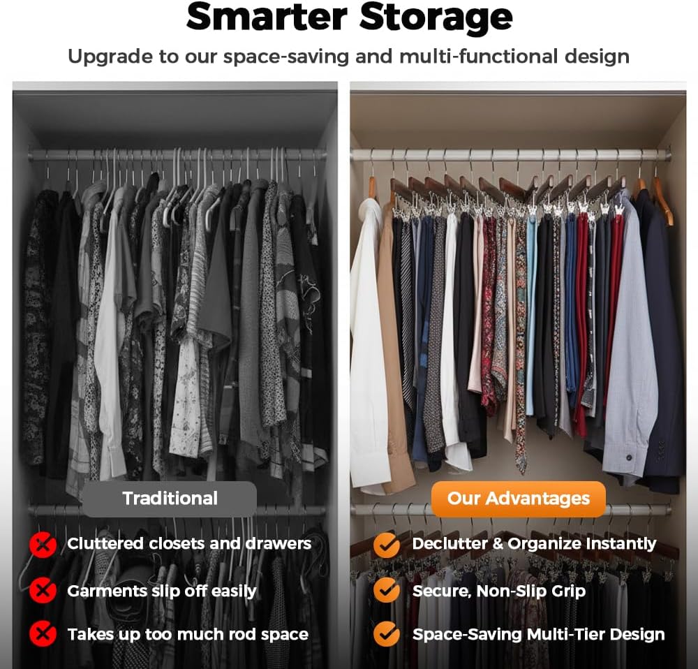 2 Pack Legging Hanger for Closet