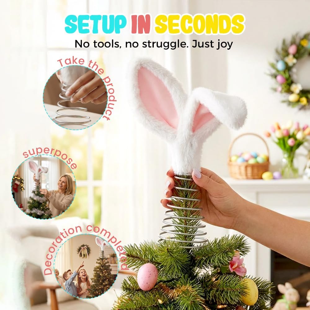 Easter Tree Topper Bunny Ears