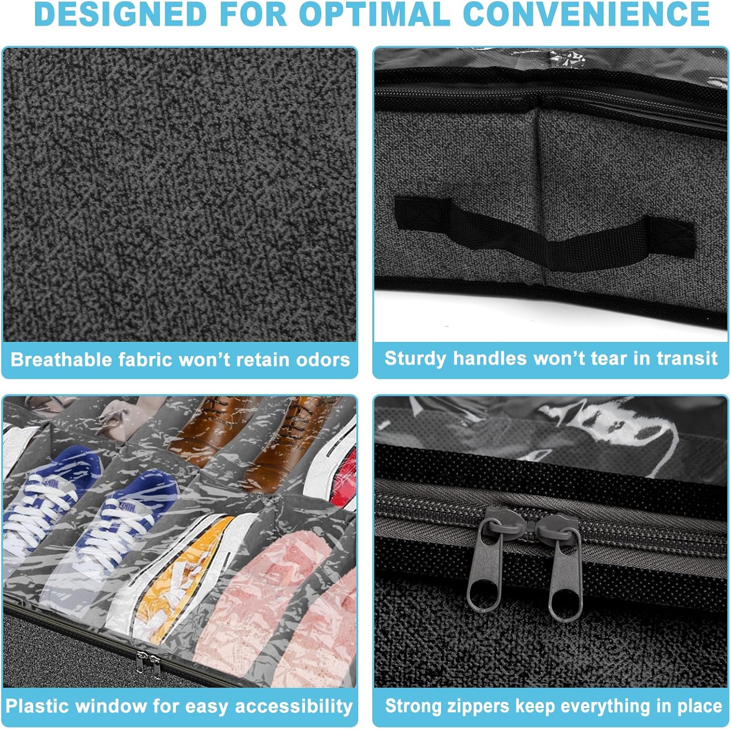 Under Bed Shoe Storage Organizer for Closet