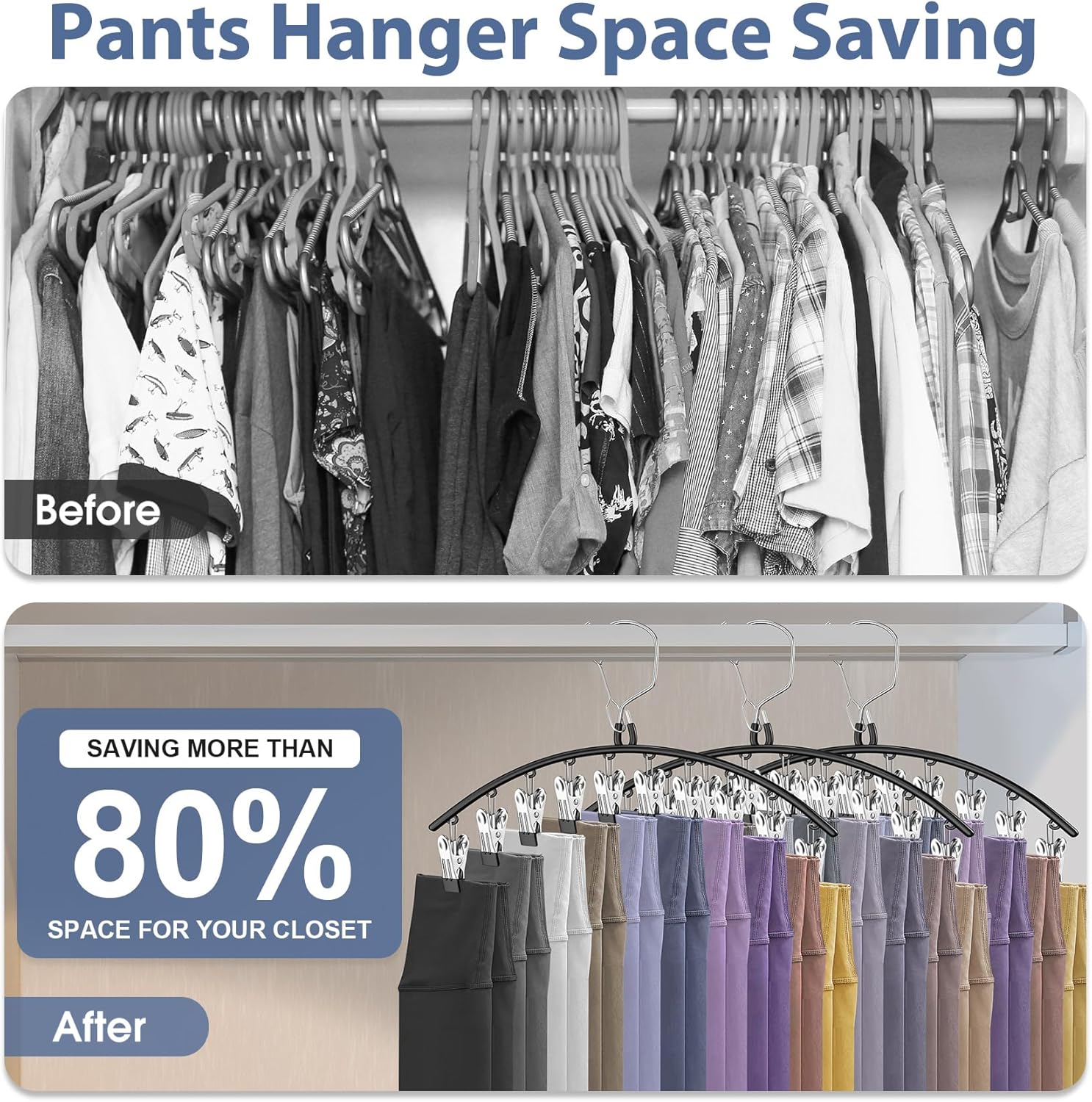 Legging Organizer for Closet Hanging