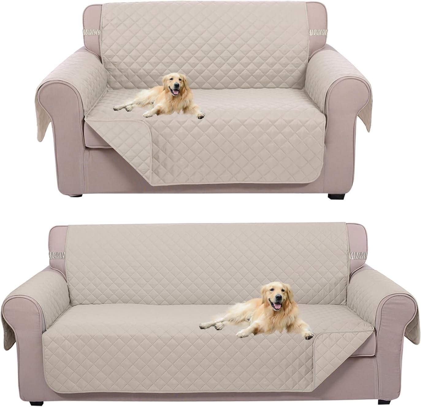UNICE Home Reversible Sofa Cover Bundle Loveseat Cover(Sofa+Loveseat UNICE Home Reversible Sofa Cover Bundle Loveseat Cover(Sofa+Loveseat