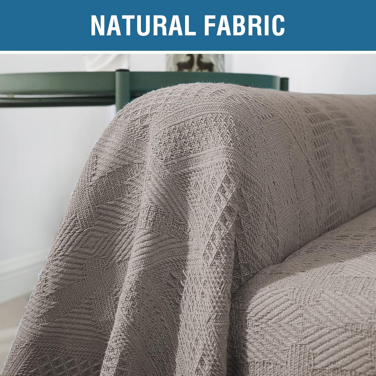 Cotton Sofa Covers Couch Cover Sofa Slipcover for Most Shape Sofas