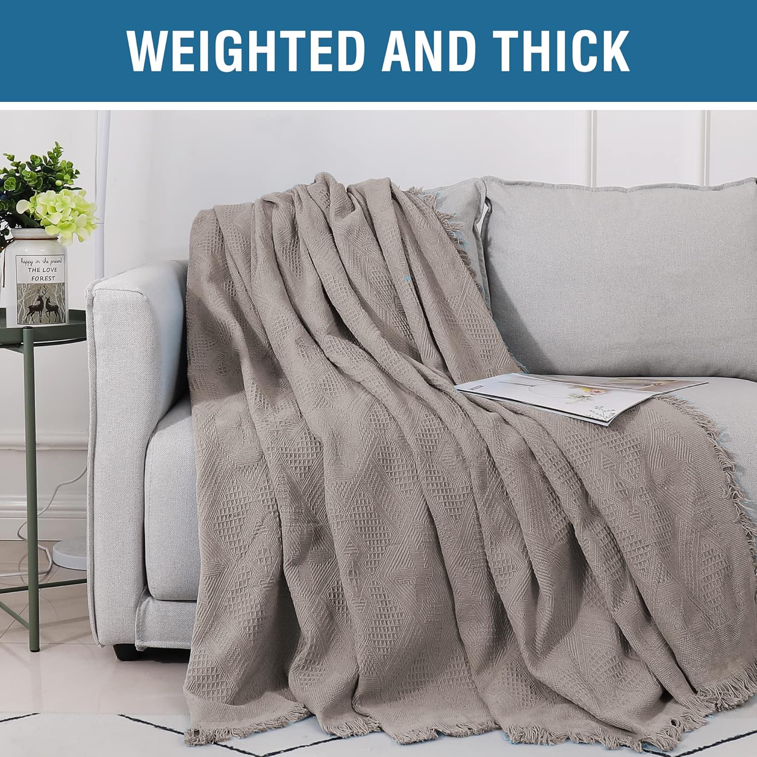 Cotton Sofa Covers Couch Cover Sofa Slipcover for Most Shape Sofas