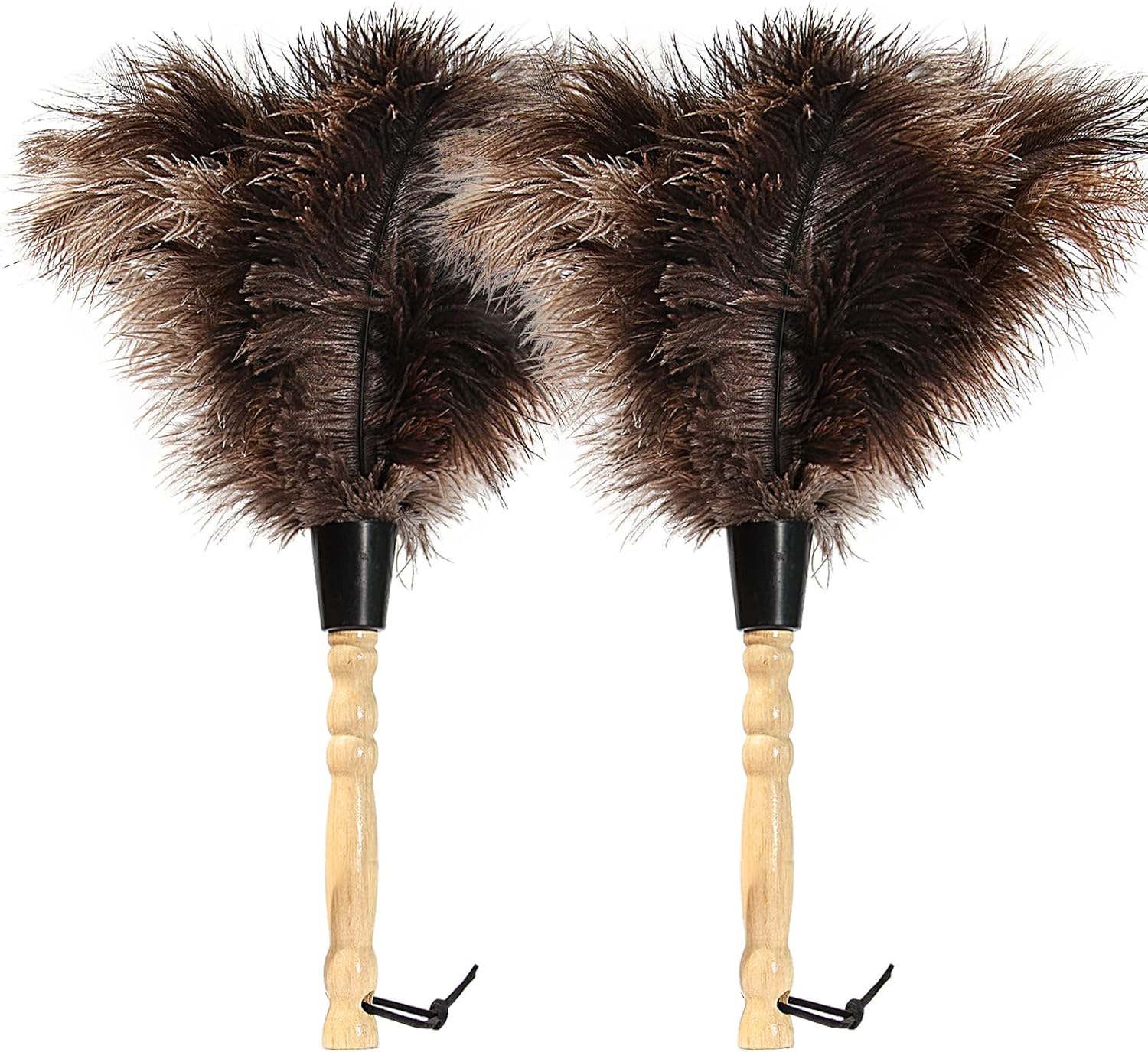 Ostrich Feather Duster 14 inch Feather Duster Fluffy Natural Genuine Ostrich Feathers with Wooden Handle and Eco-Friendly Reusable Handheld Ostrich Feather Duster for Cleaning Supplies Ostrich Feather Duster 14 inch Feather Duster Fluffy Natural Genuine Ostrich Feathers with Wooden Handle and Eco-Friendly Reusable Handheld Ostrich Feather Duster for Cleaning Supplies