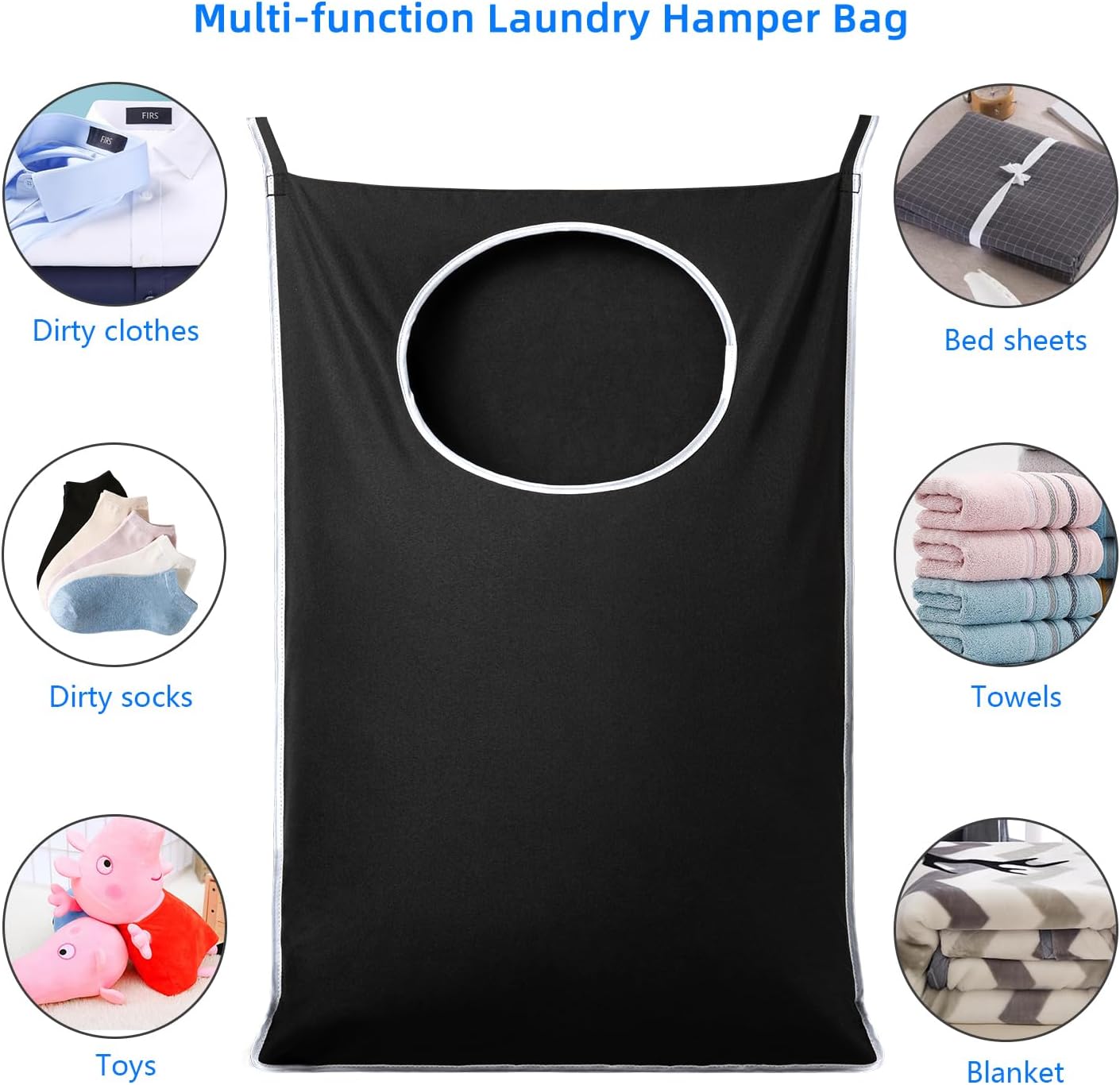 2 Pack XL Hanging Laundry Hamper