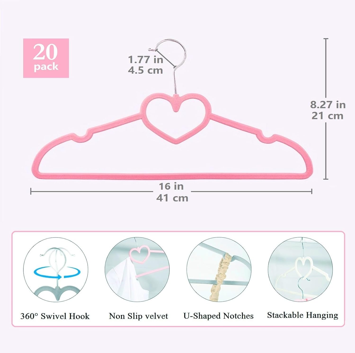 Velvet Hangers 20 Pack
