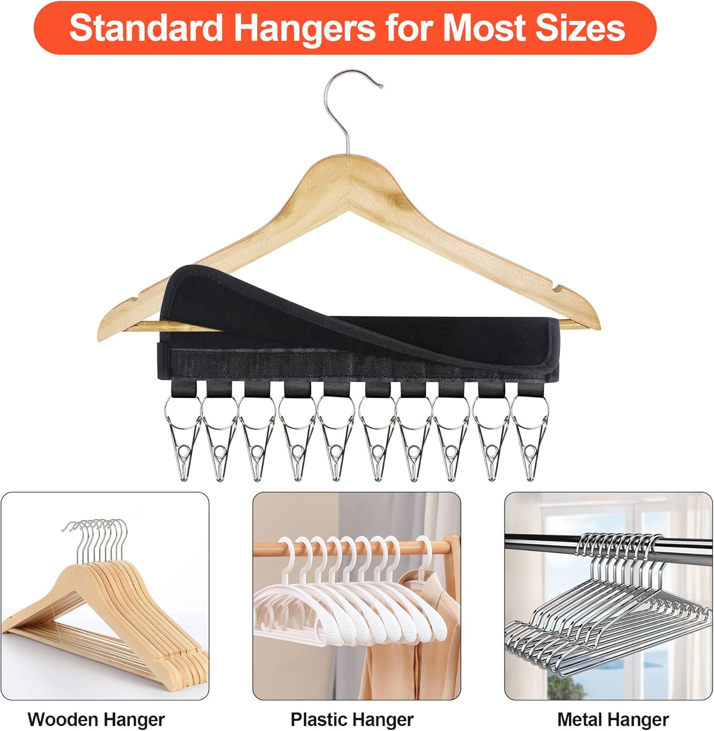 Hat Rack for Baseball Caps Hat Organizer Holder for Hanger & Room Closet Display