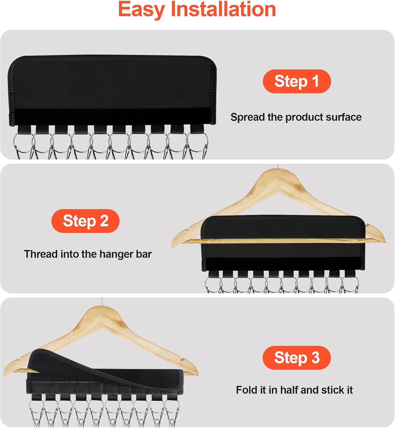 Hat Rack for Baseball Caps Hat Organizer Holder for Hanger & Room Closet Display