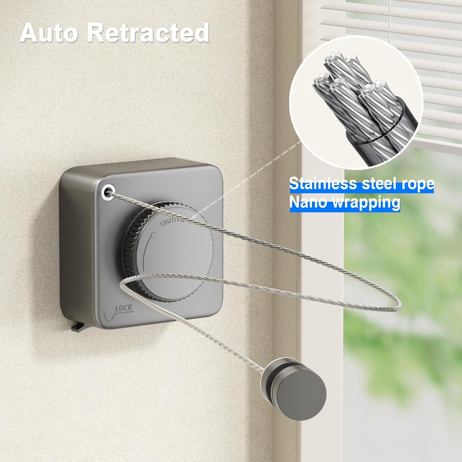 Retractable Clothesline Indoor