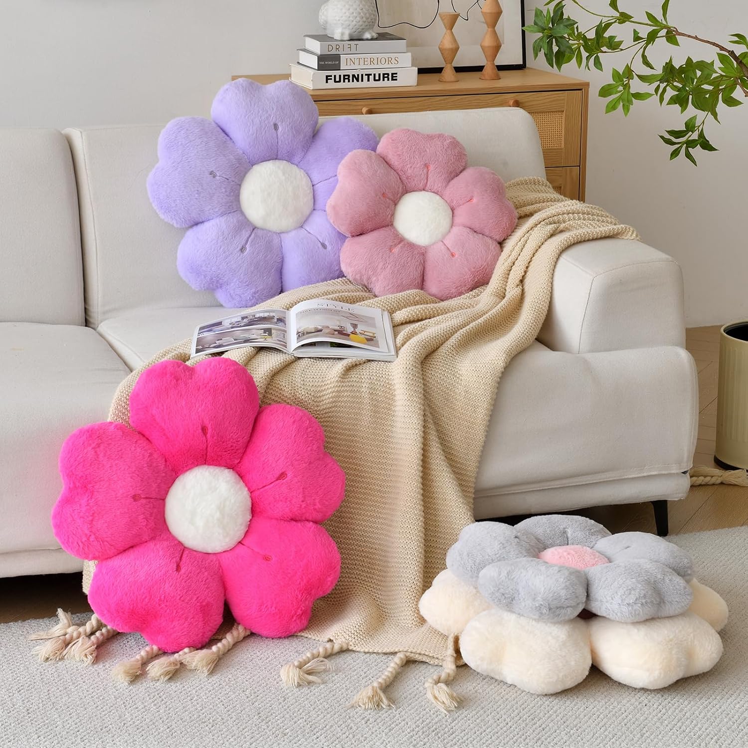 Flower Shaped Pillow