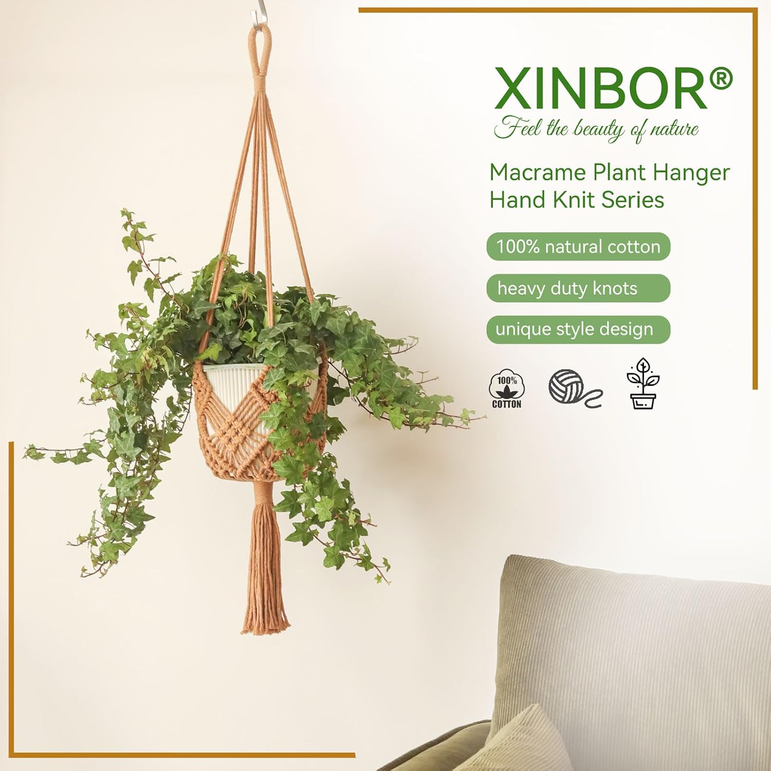 Hanging Planter with Patterns