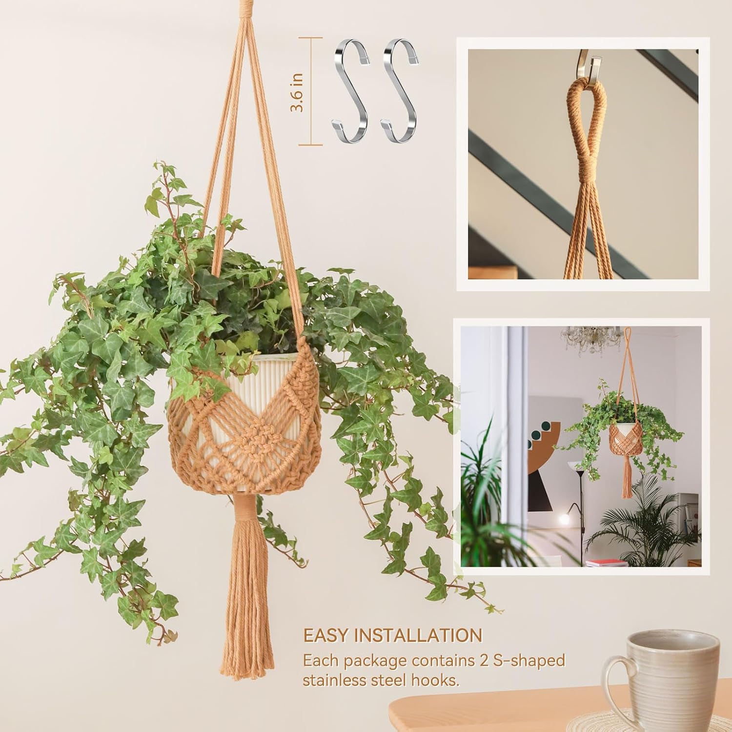 Hanging Planter with Patterns