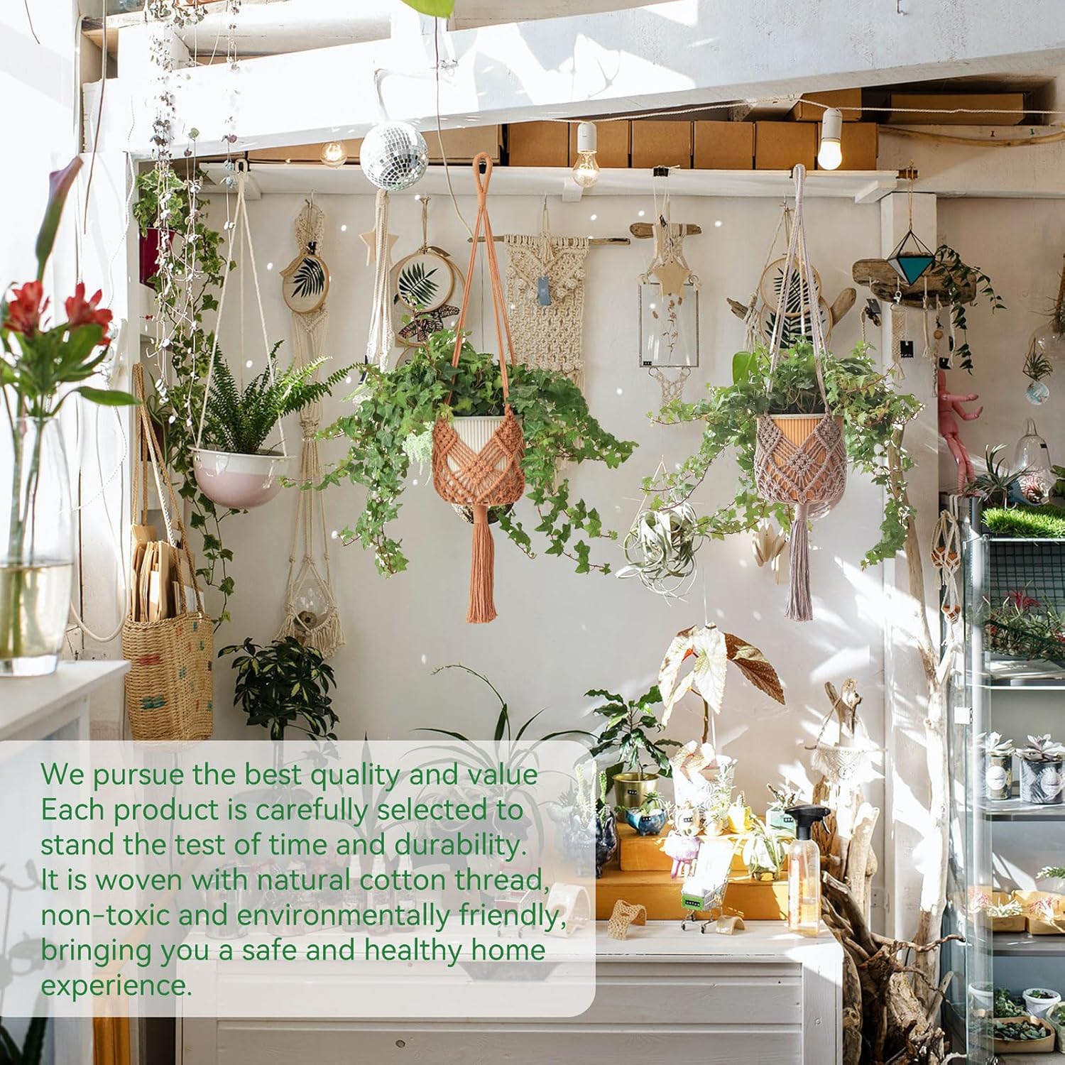 Hanging Planter with Patterns