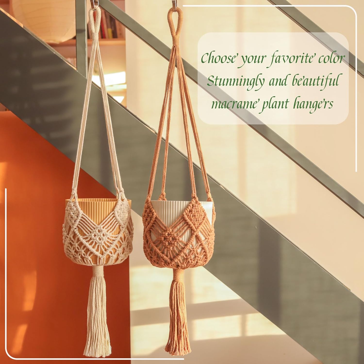 Hanging Planter with Patterns