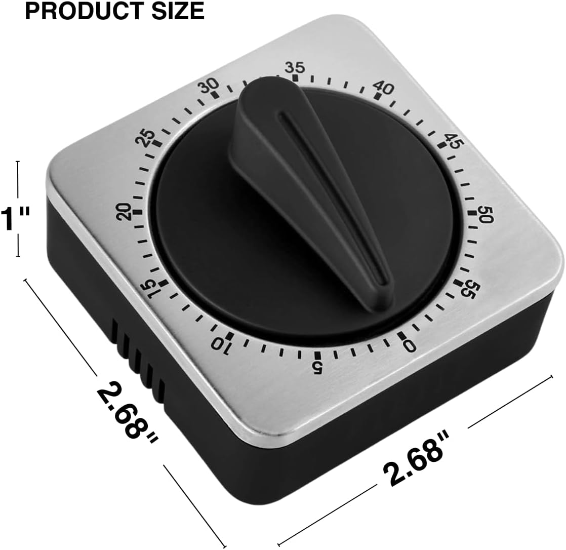Mechanical Kitchen Timer Magnetic with Loud Alarm