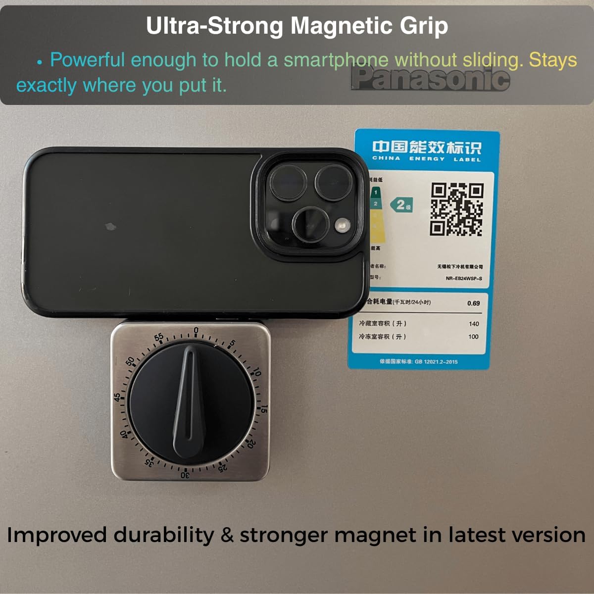 Mechanical Kitchen Timer Magnetic with Loud Alarm