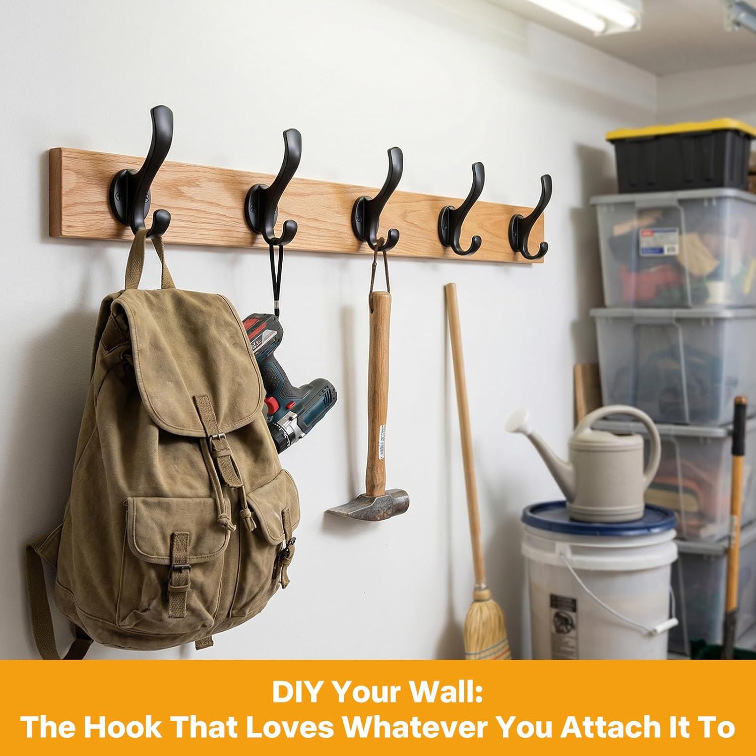 Coat Hooks Heavy Duty - Wall Mount Metal Towel Hooks Screw-in Wall Hooks for Hanging Hat