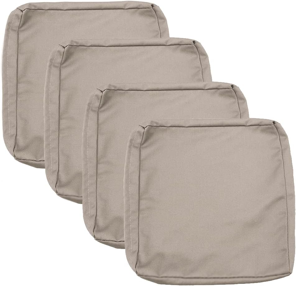 Patio Cushion Covers 24x24 Waterproof Outdoor Cushion Covers for Patio Furniture 4Pack Patio Cushion Slicovers Replacement Outdoor Seat Cushion Slip Cover for Wicker Chair Patio Cushion Covers 24x24 Waterproof Outdoor Cushion Covers for Patio Furniture 4Pack Patio Cushion Slicovers Replacement Outdoor Seat Cushion Slip Cover for Wicker Chair