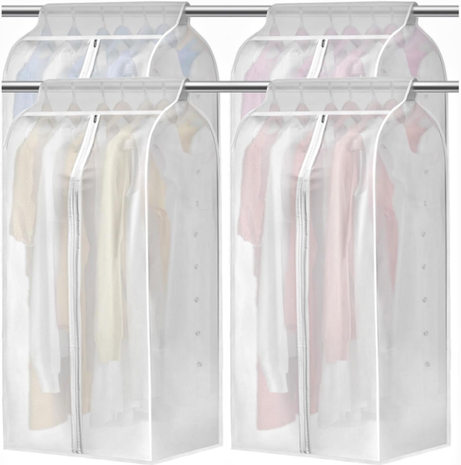 4 Pack Hanging Garment Bags 4 Pack Hanging Garment Bags
