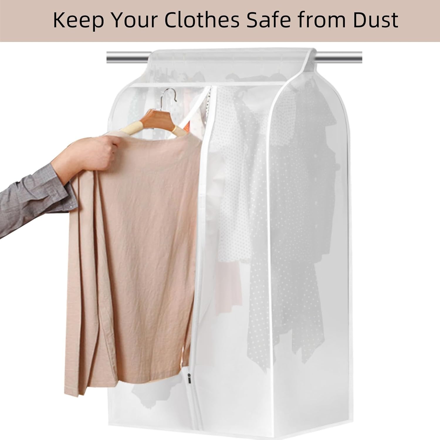 4 Pack Hanging Garment Bags