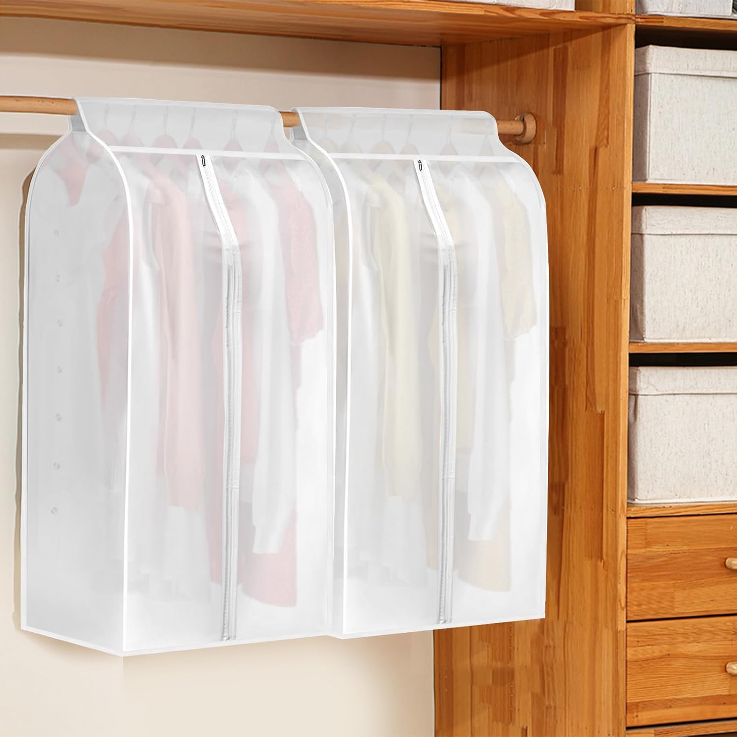 4 Pack Hanging Garment Bags