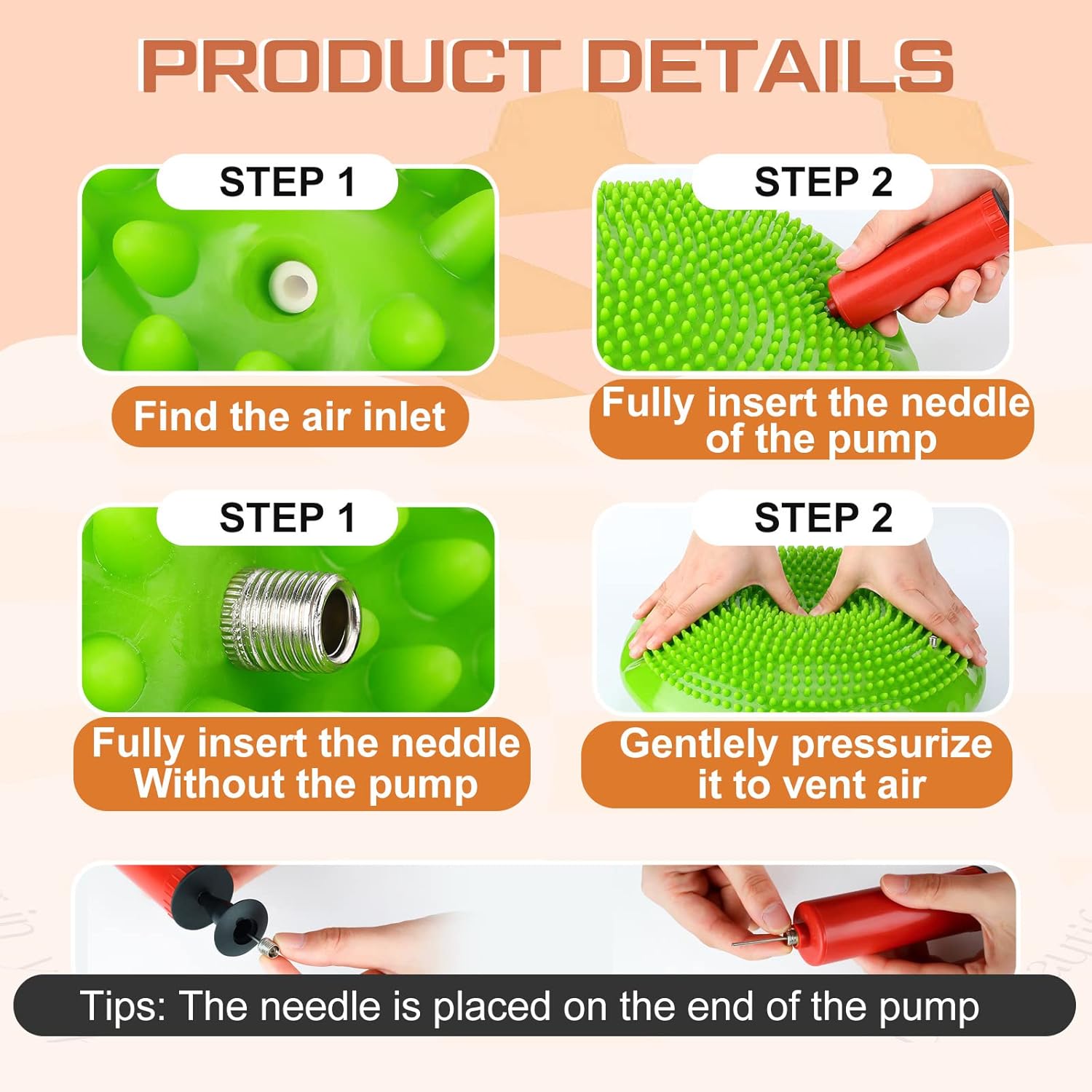 6 Pcs Wiggle Seat Inflated Wobble Cushion for Sensory Kid 13 Inch Balance Disc Kids Flexible Seating Exercise Pad Chair Classroom Office School Curated Color