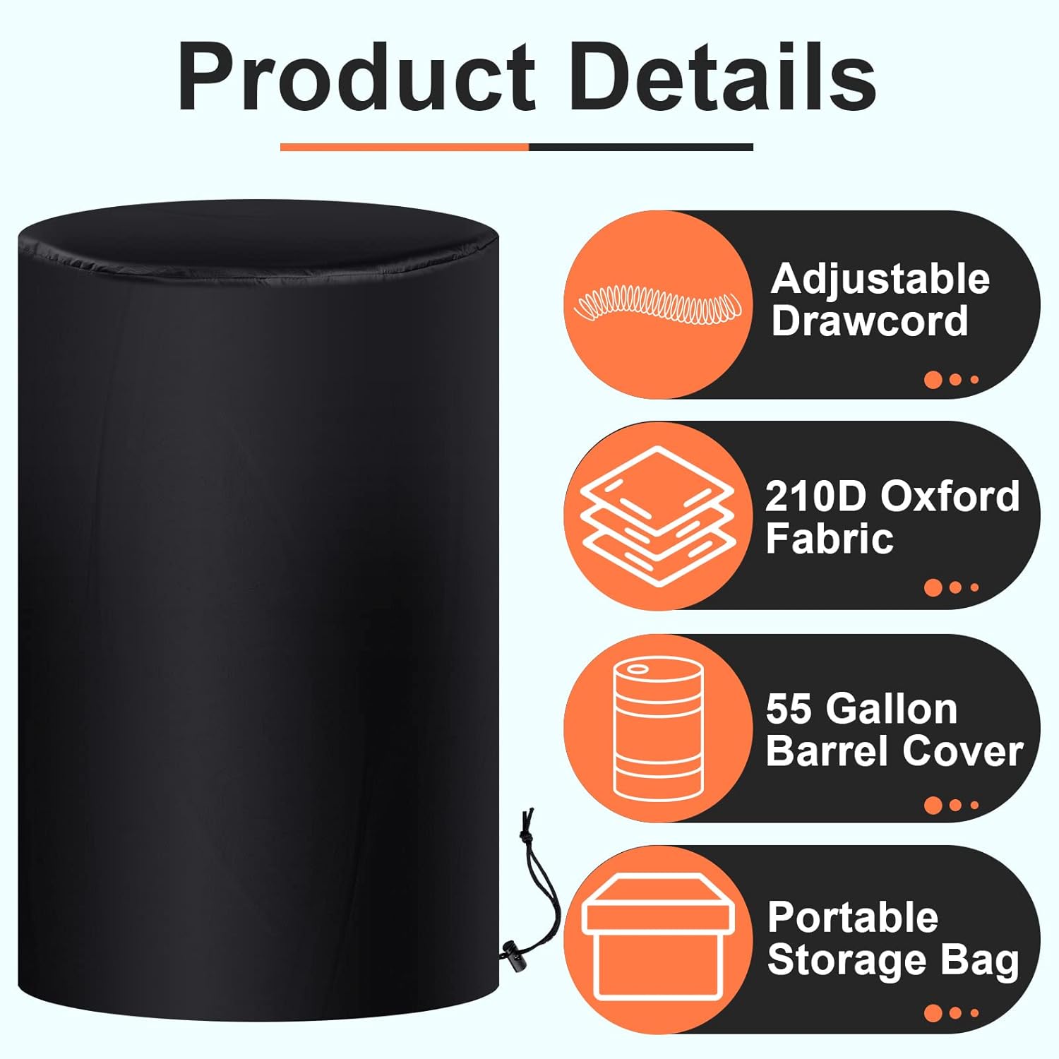 55 Gallon Drum Cover