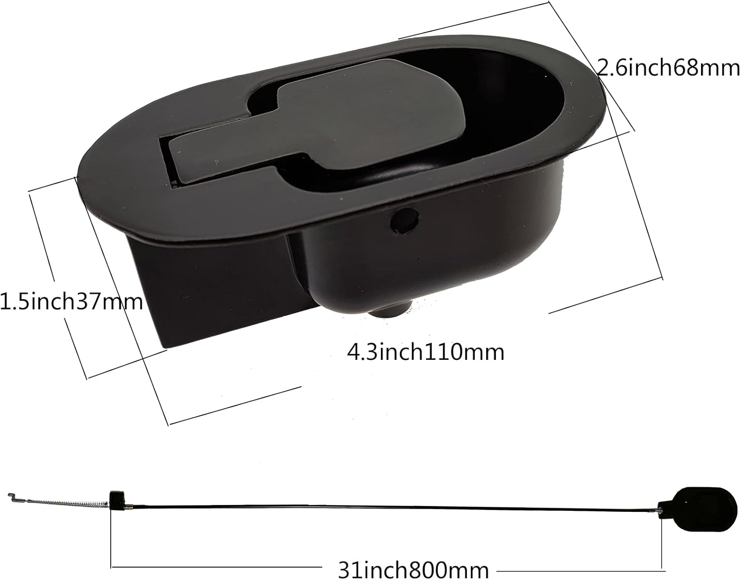 1PC Metal Recliner Handle Replacement Parts