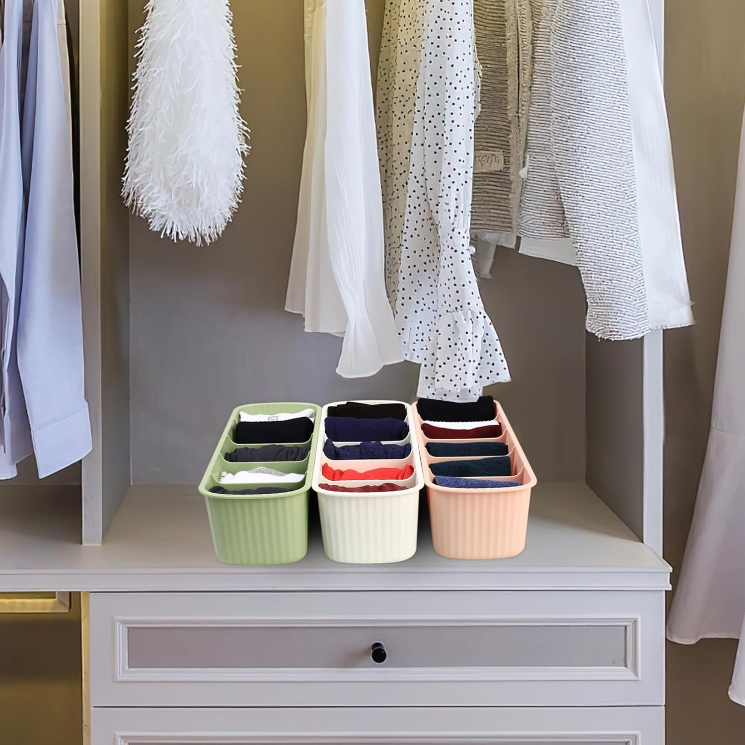 Storage boxes for socks and underwear