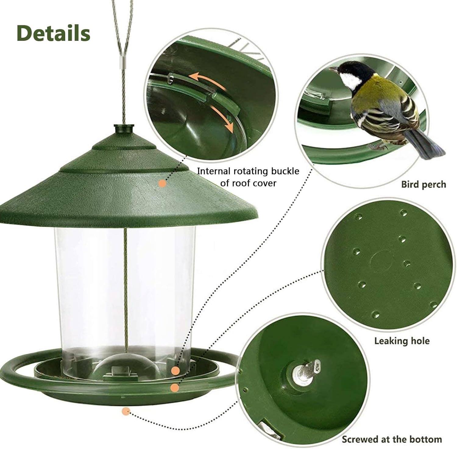 Bird feeder house