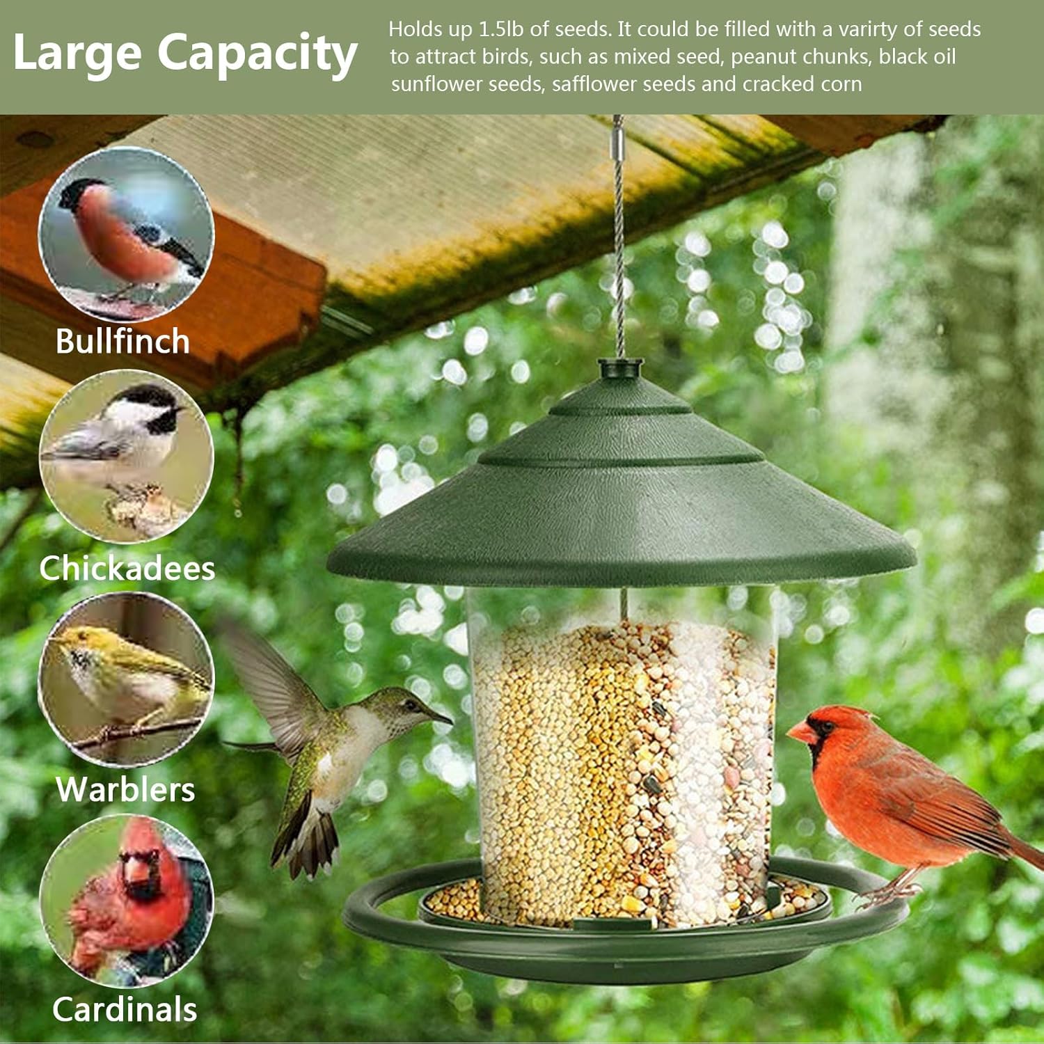 Bird feeder house