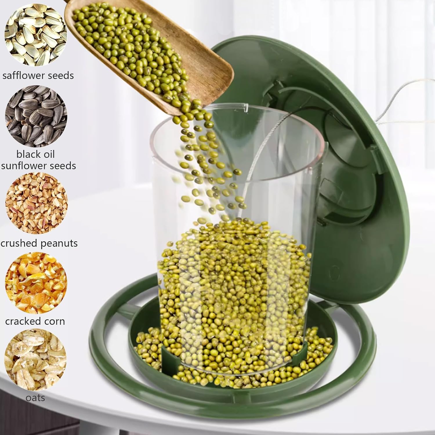 Bird feeder house