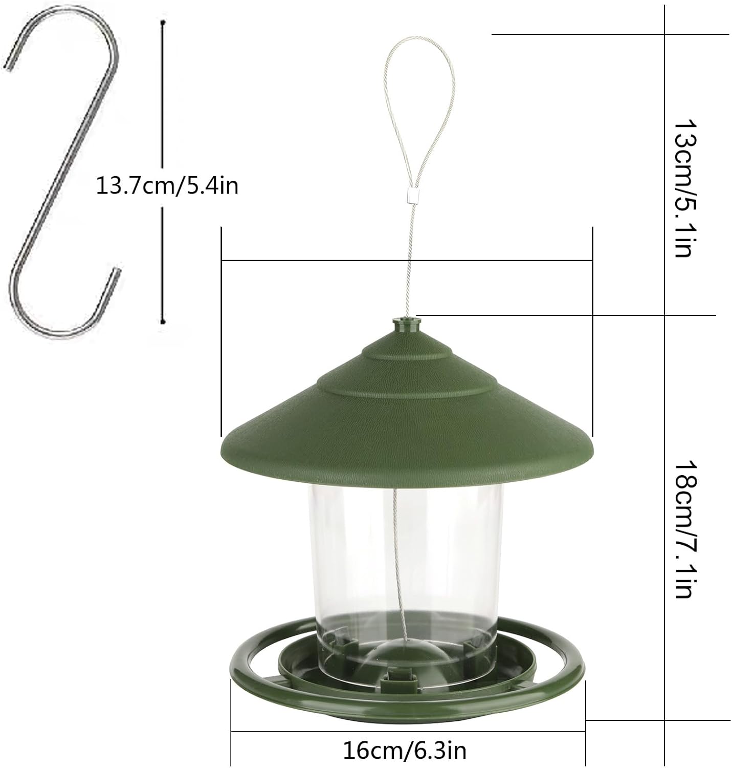Bird feeder house