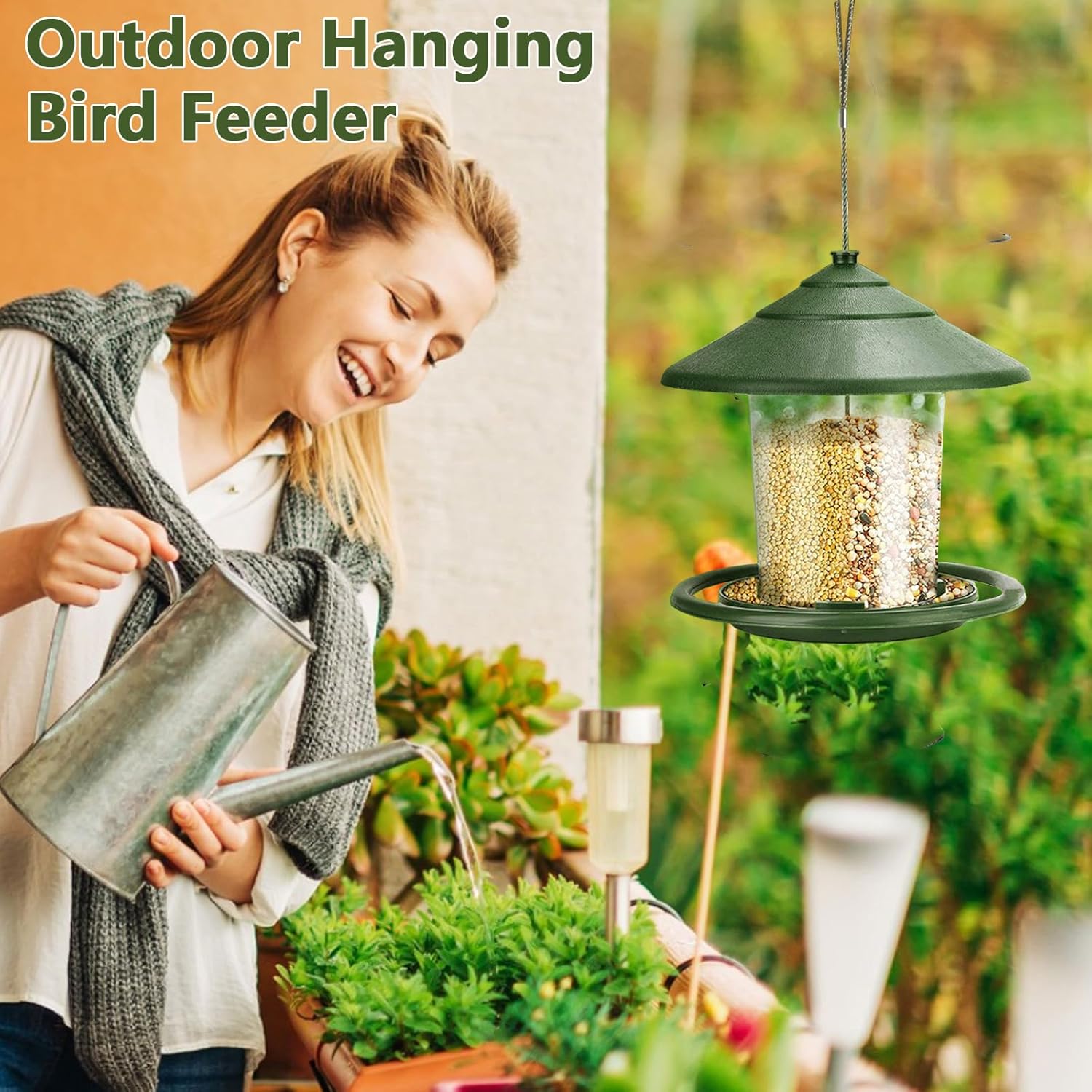 Bird feeder house