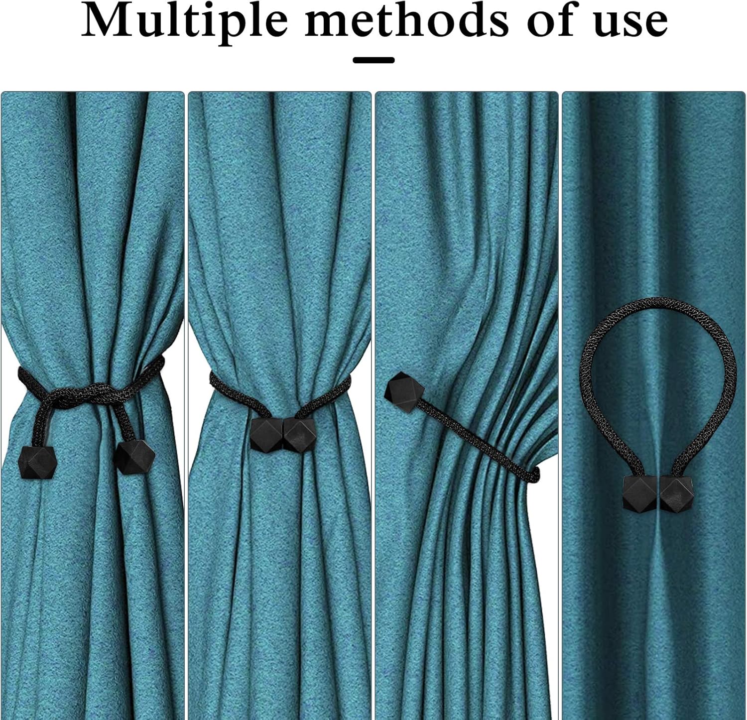 8 PCS Magnetic Curtain Tiebacks