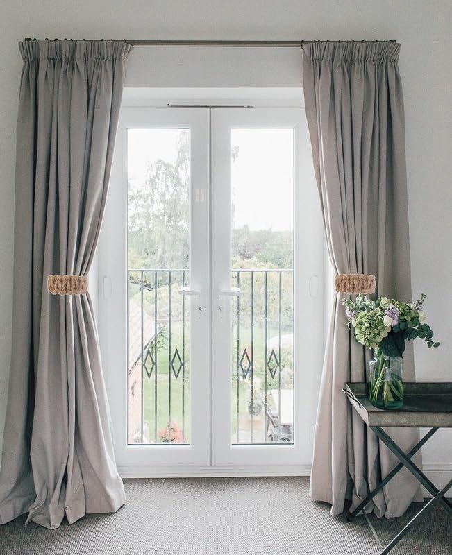 Braided Curtain Tiebacks for Drapes