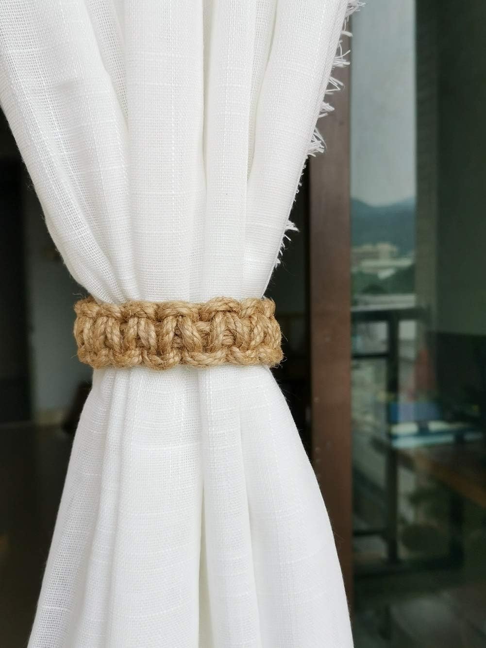 Braided Curtain Tiebacks for Drapes