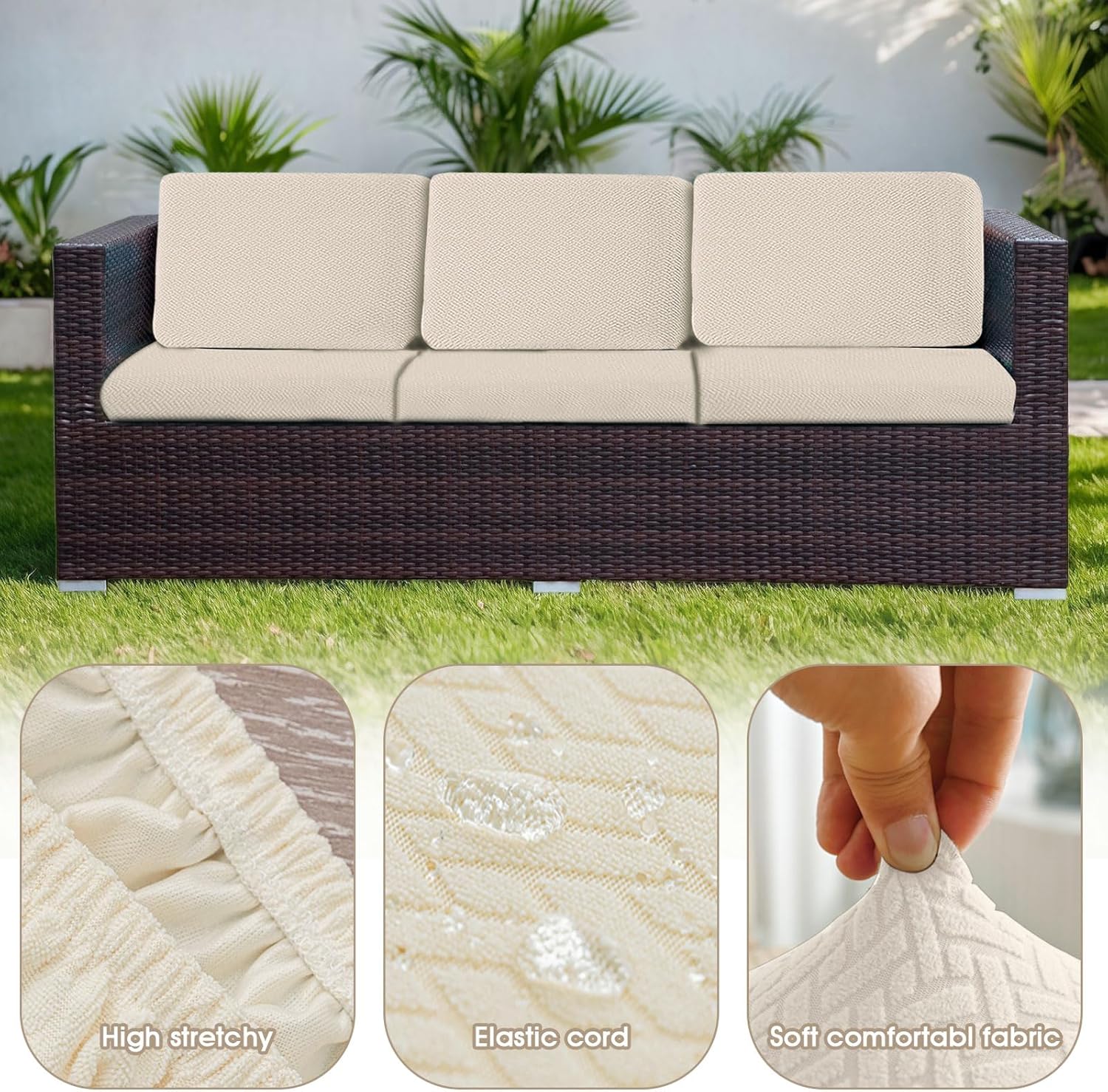 Outdoor Waterproof Couch Cushion Covers