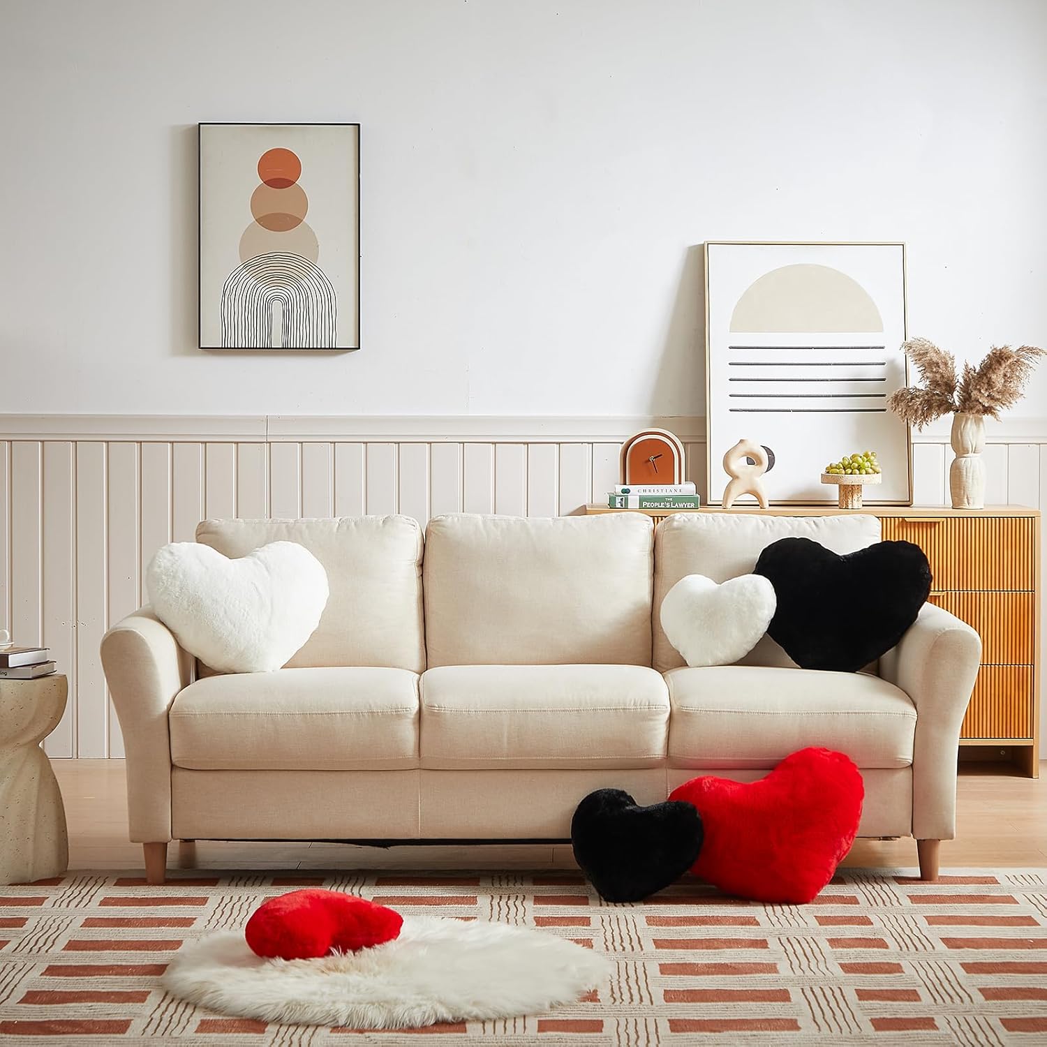 Heart Pillows for Valentine%27s Day