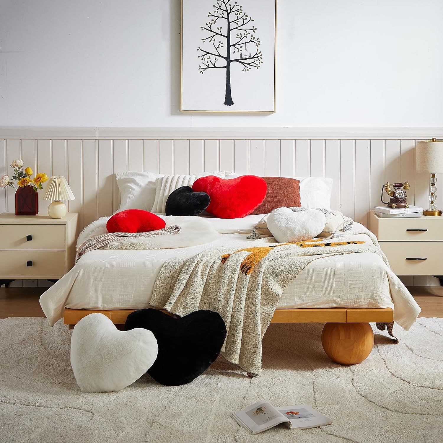 Heart Pillows for Valentine%27s Day