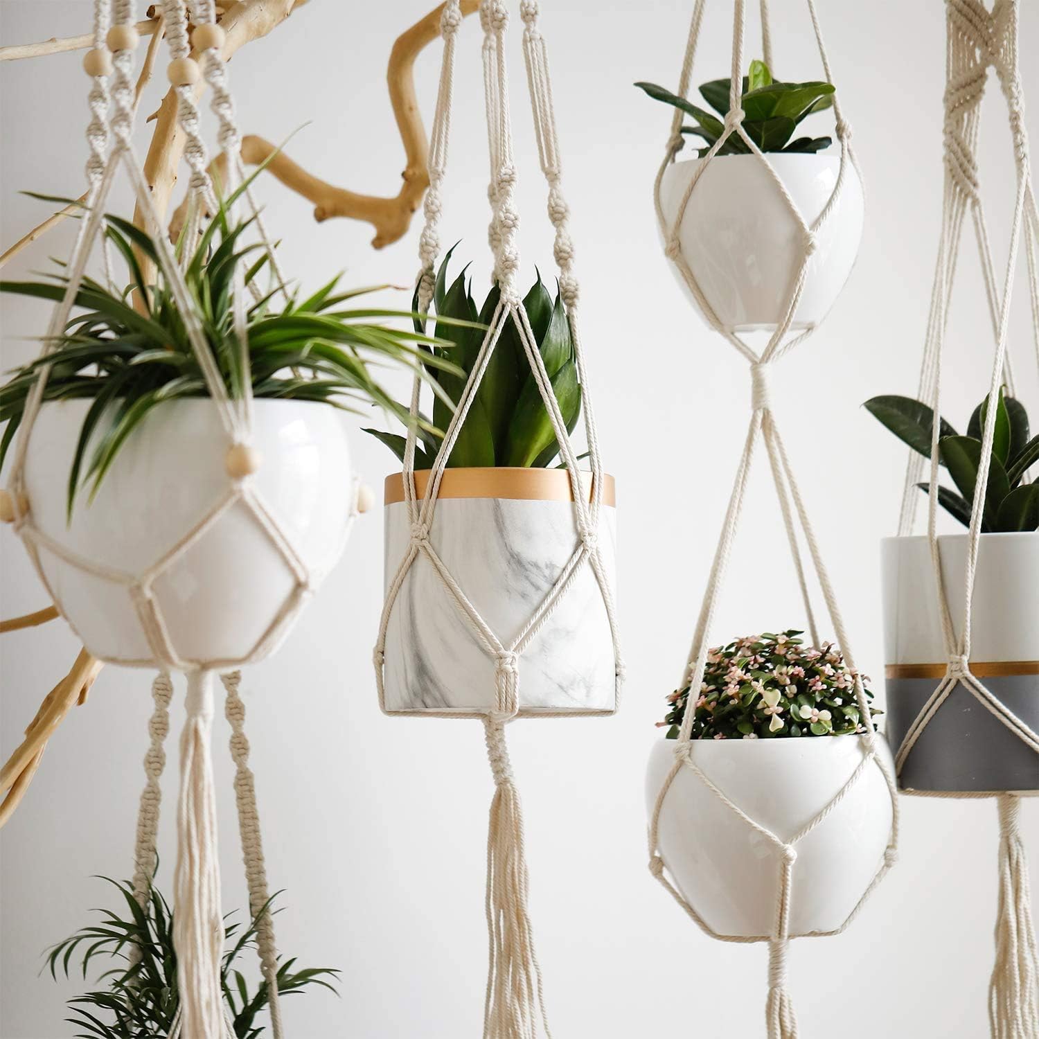Macrame Plant Hangers 2 Pack