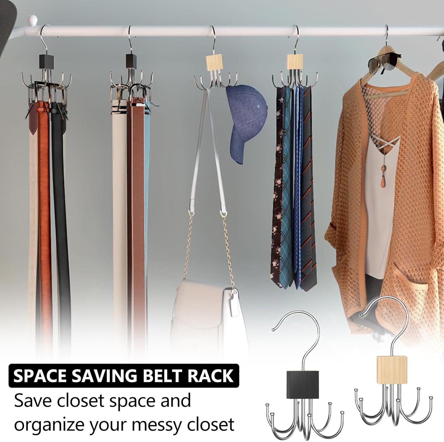 Belt Hanger Tie Rack