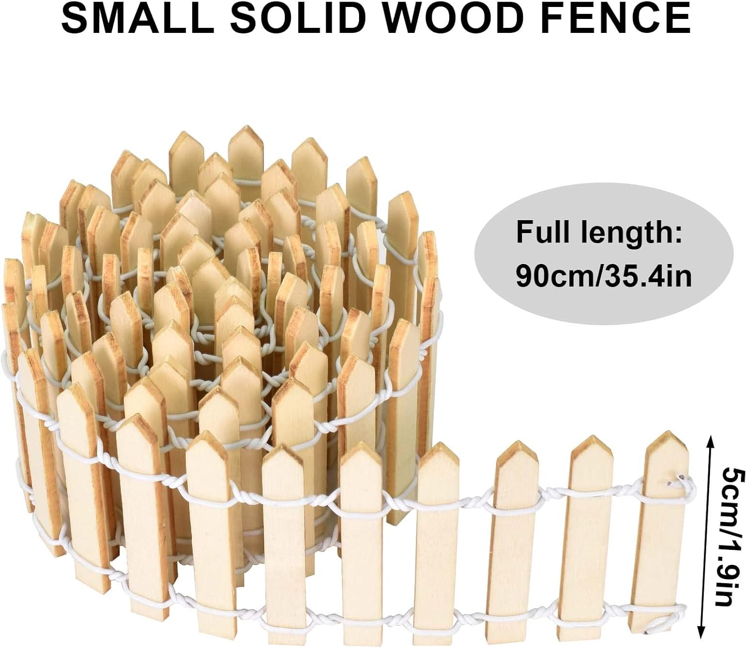 Miniature Wooden Fence