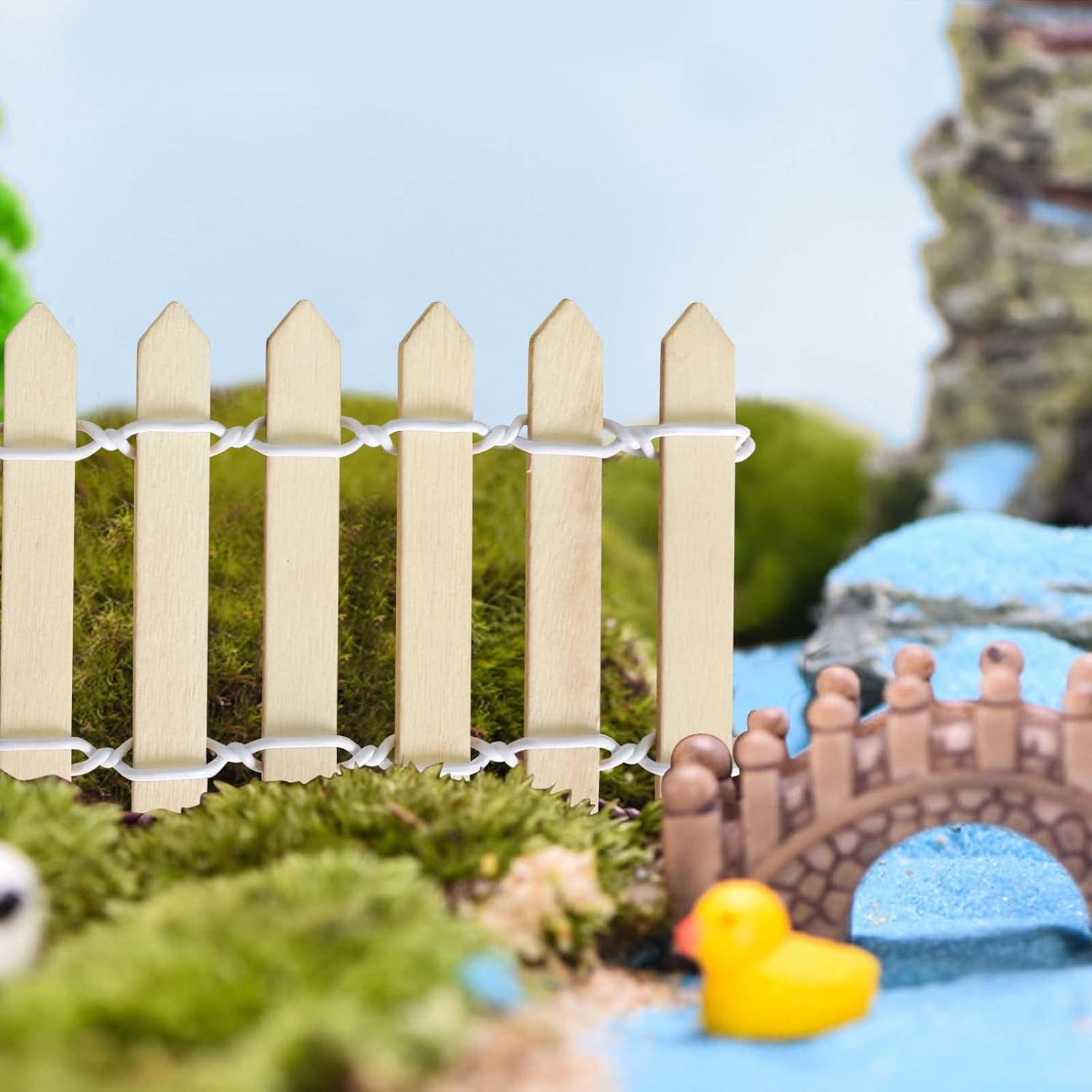 Miniature Wooden Fence