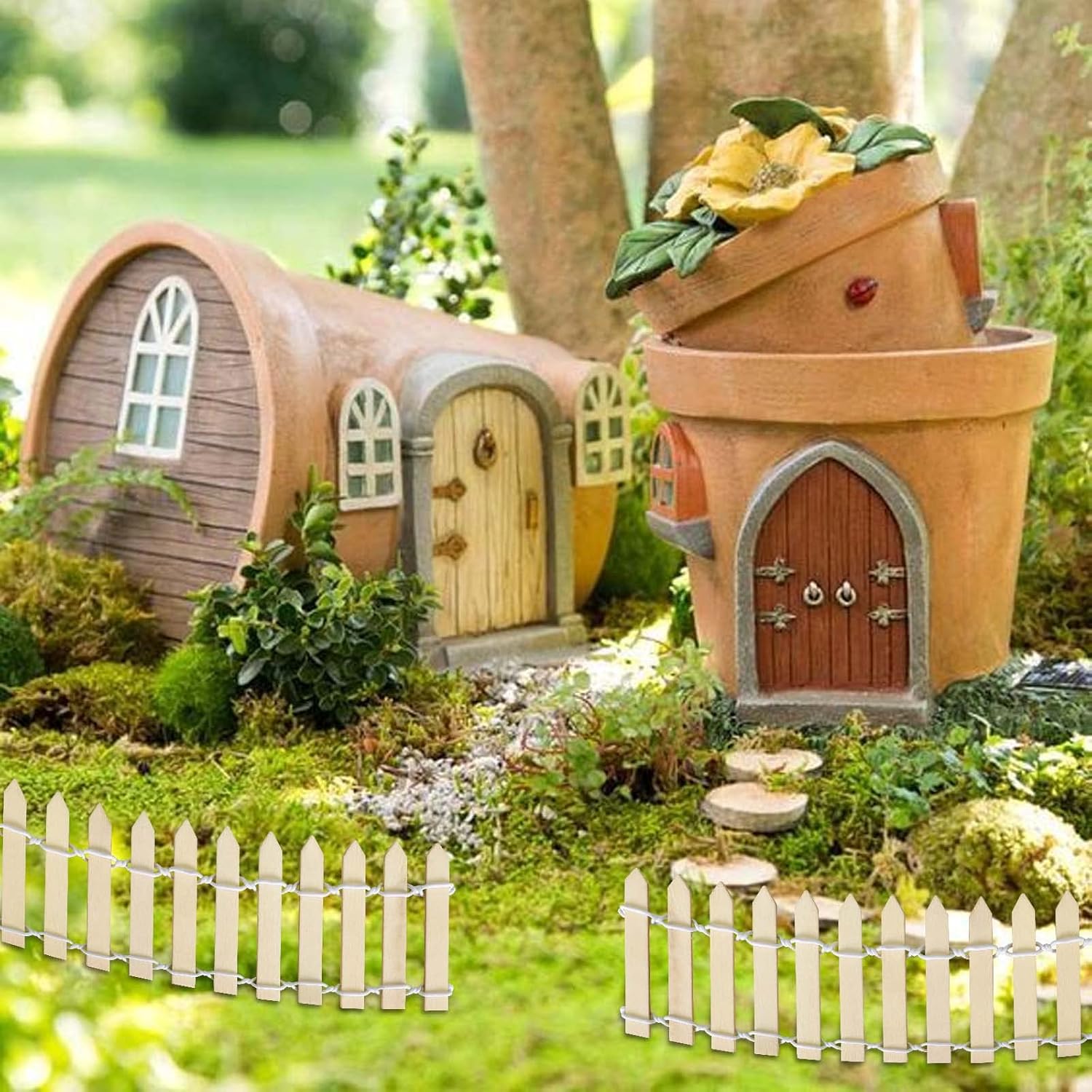 Miniature Wooden Fence