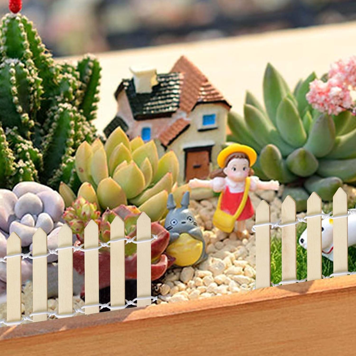 Miniature Wooden Fence