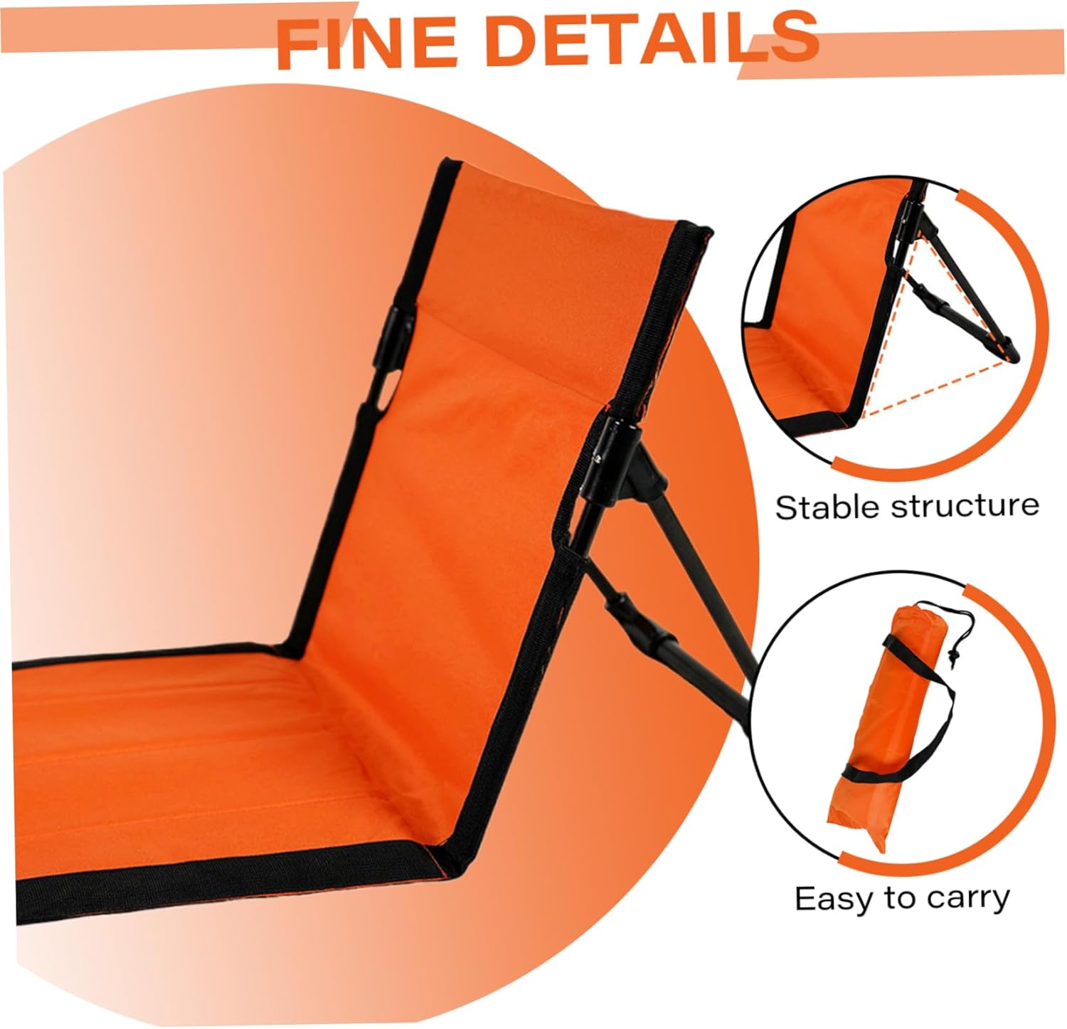 Reclining Beach Mat 15x43.3x15.8/15x26.8x15.8%27%27 Oxford Cloth Waterproof Foldable Beach Lounge Chair Lightweight & Portable Lounger for Adults Holidays Camping Park
