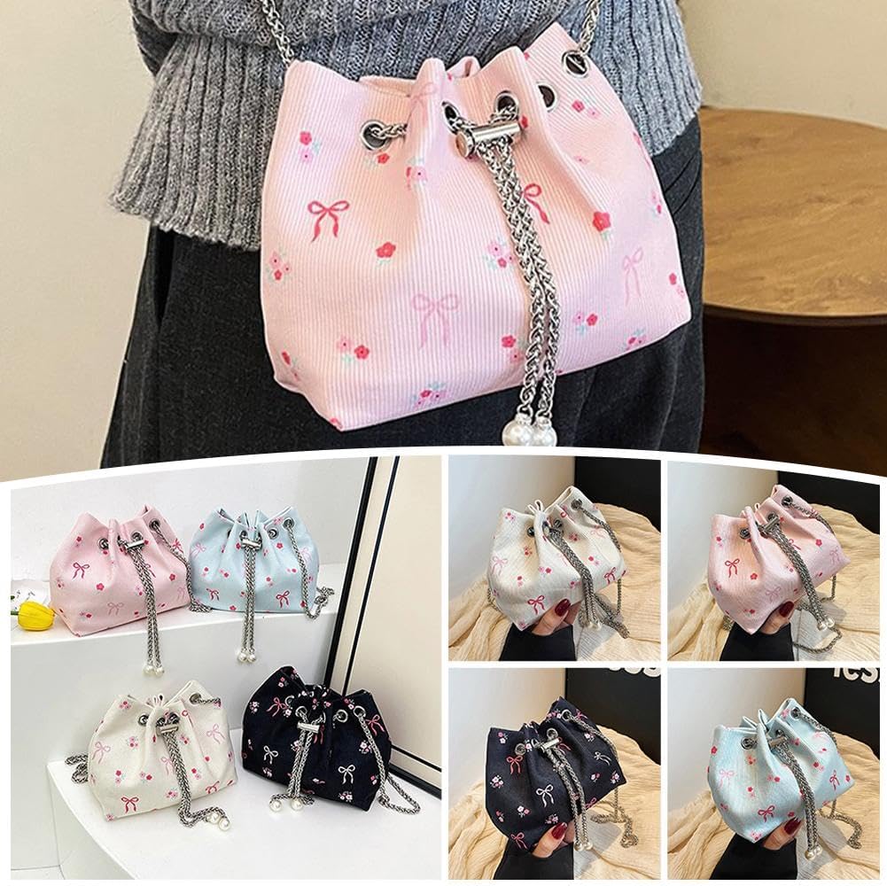 Drawstring Crossbody Bag for Women