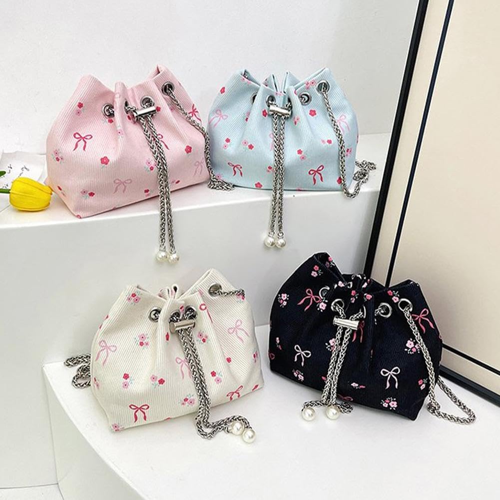 Drawstring Crossbody Bag for Women