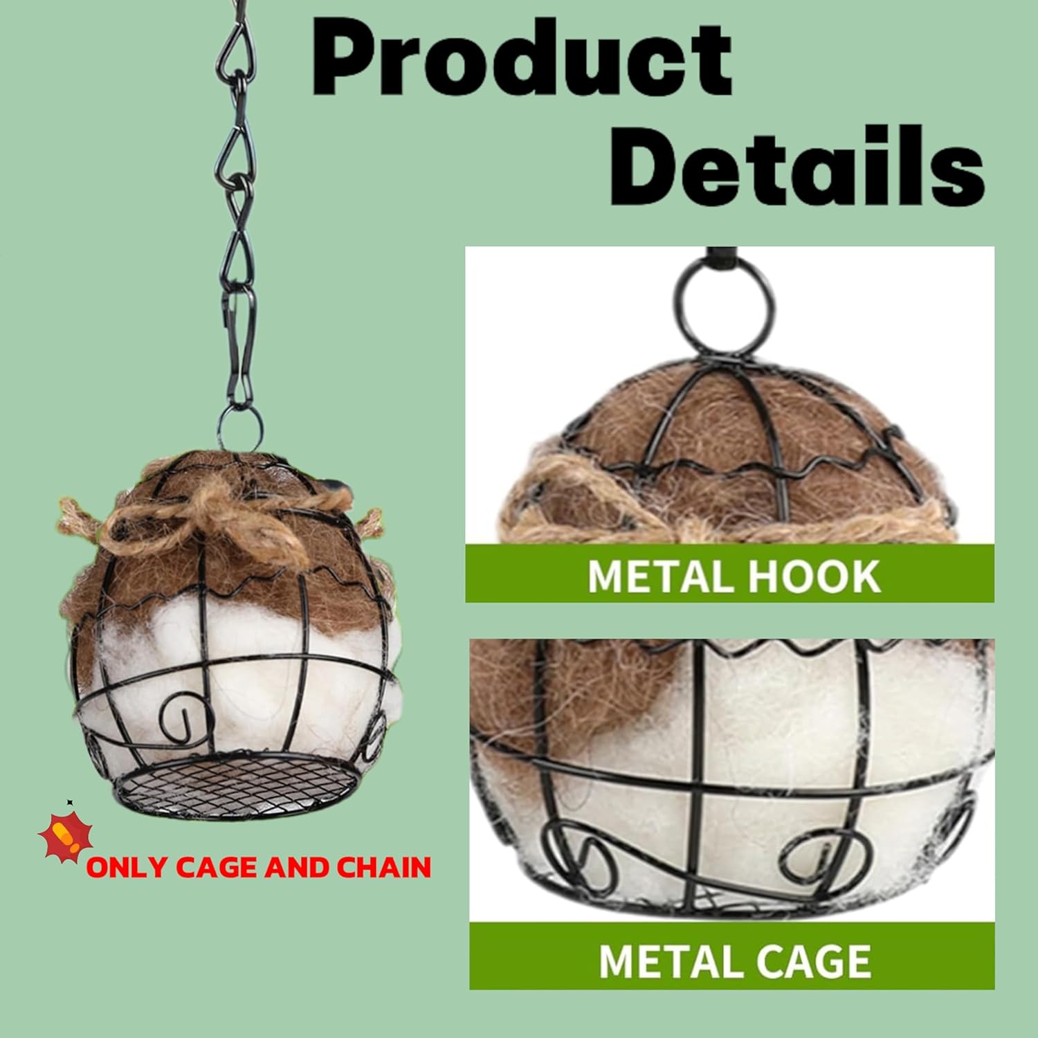 Outdoor Bird Nesting Ball